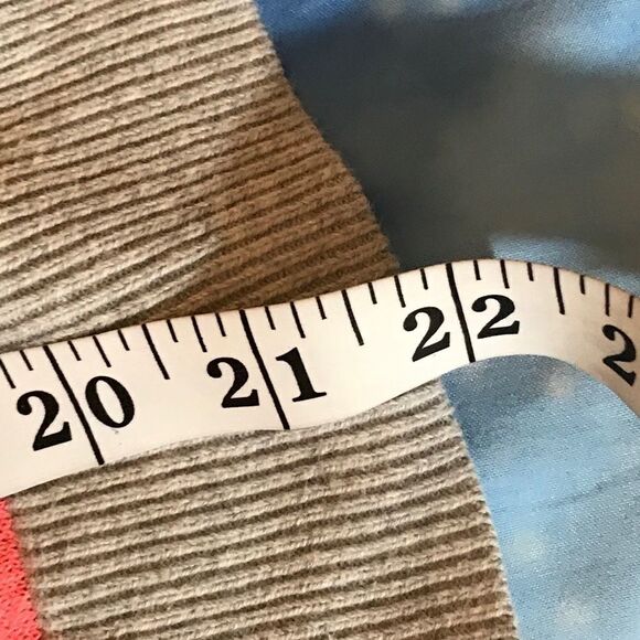 Gap Girls Medium Gray Pink Stripe Cardigan - Picture 8 of 14